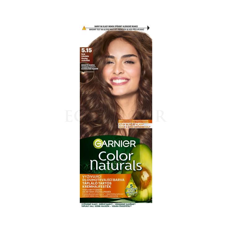 Garnier Color Naturals Farba do włosów dla kobiet 40 ml Odcień 5.15 Rich Chocolate