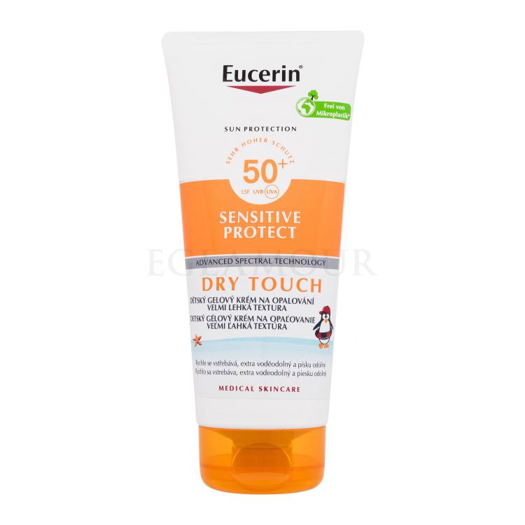 Eucerin Sun Kids Sensitive Protect Dry Touch Gel-Cream SPF50+ Preparat do opalania ciała dla dzieci 200 ml