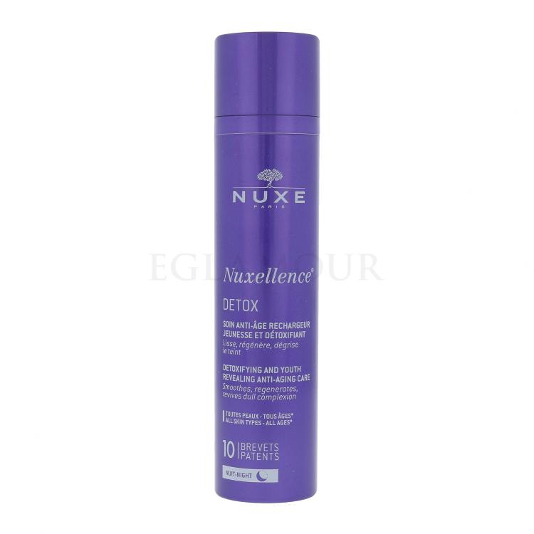 NUXE Nuxellence Detox Anti-Aging Night Care Krem na noc dla kobiet 50 ml