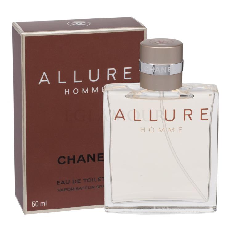Chanel Allure Homme Woda toaletowa dla mężczyzn 50 ml Uszkodzone pudełko