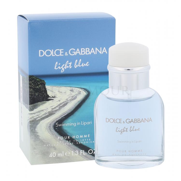Dolce&amp;Gabbana Light Blue Swimming in Lipari Pour Homme Woda toaletowa dla mężczyzn 40 ml