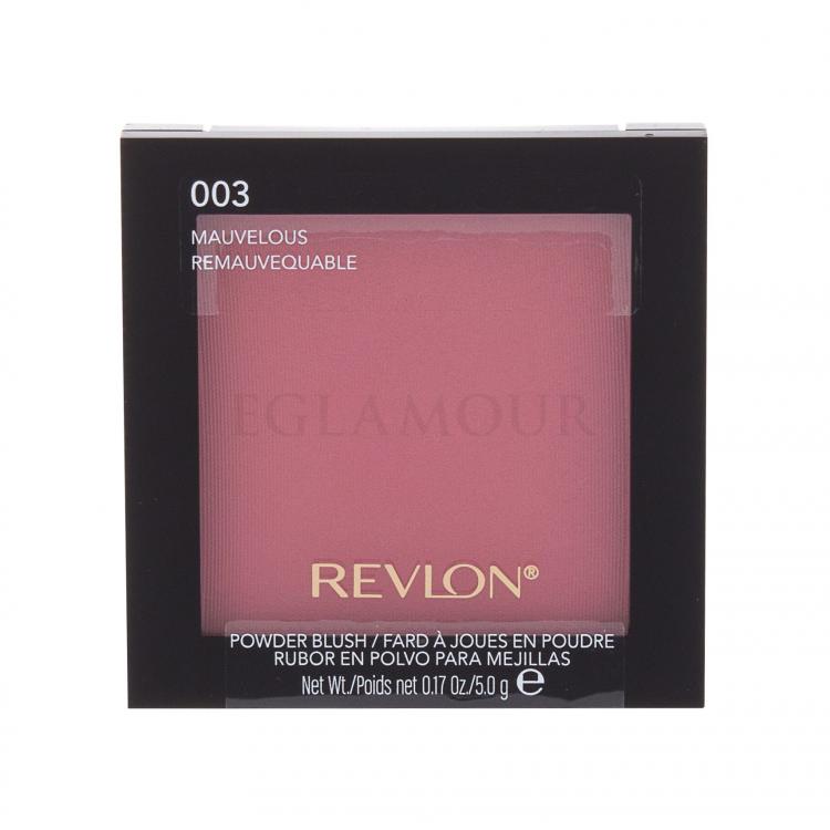 Revlon Powder Blush Róż dla kobiet 5 g Odcień 003 Mauvelous
