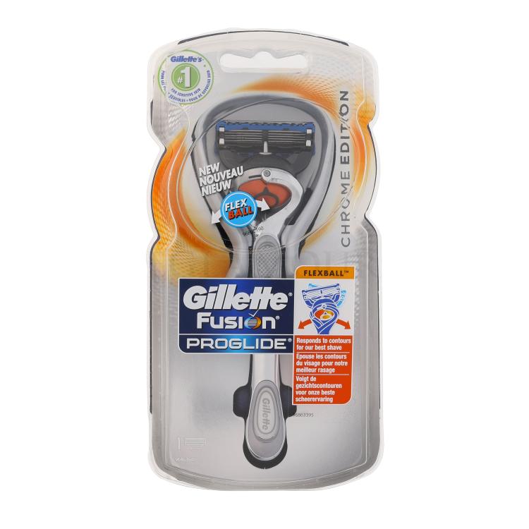 Gillette Fusion Proglide Flexball Chrome Edition Maszynka do golenia dla mężczyzn 1 szt