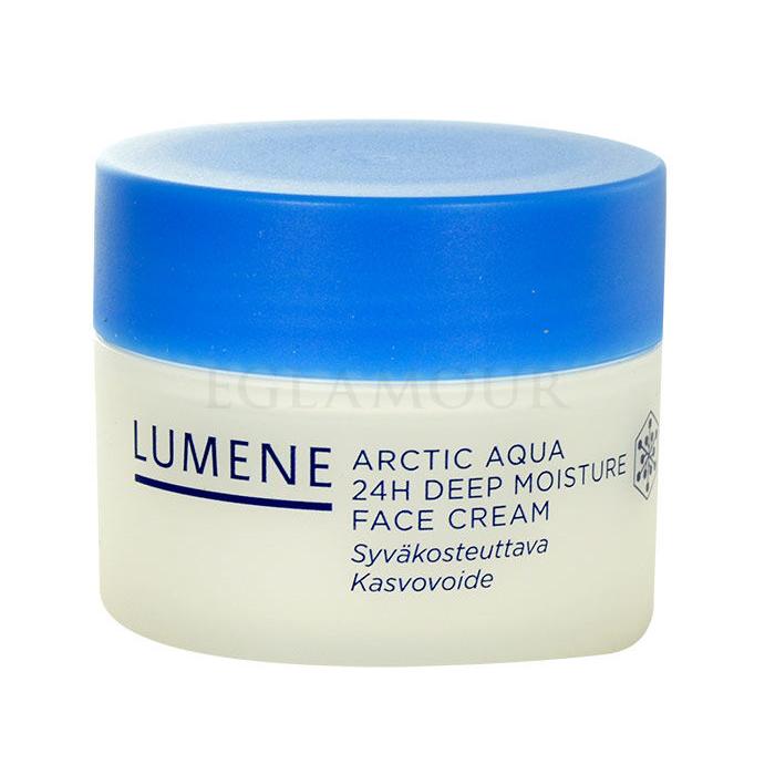 Lumene Arctic Aqua 24H Deep Moisture Face Cream Krem do twarzy na dzień dla kobiet 50 ml Uszkodzone pudełko