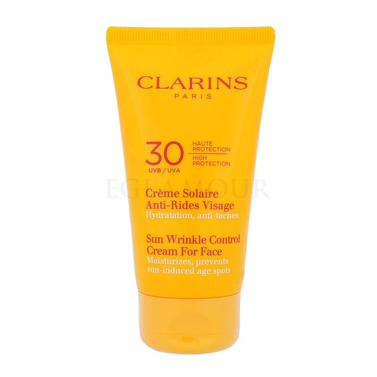 Clarins Sun Wrinkle Control SPF30 Preparat do opalania twarzy dla kobiet 75 ml tester