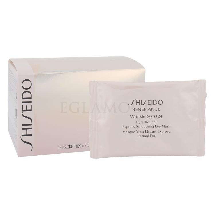Shiseido Benefiance Wrinkle Resist 24 Maseczka do twarzy dla kobiet 12 szt