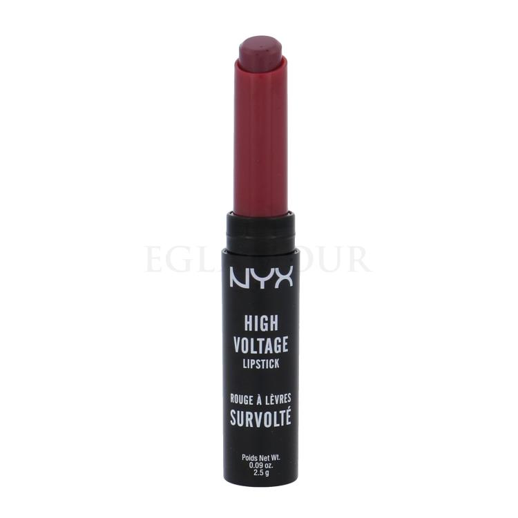 NYX Professional Makeup High Voltage Pomadka dla kobiet 2,5 g Odcień 02 Wine &amp; Dine