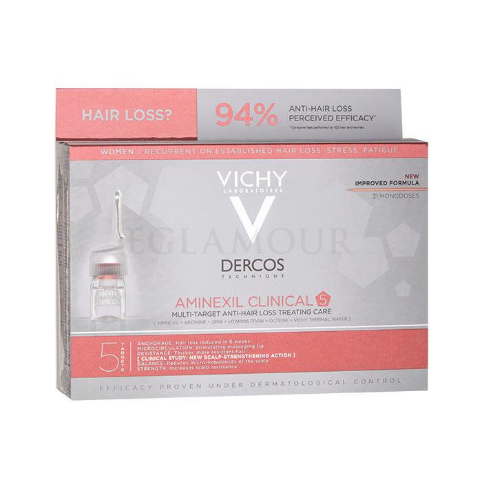 Vichy Dercos Aminexil Clinical 5 Serum do włosów dla kobiet 21x6 ml