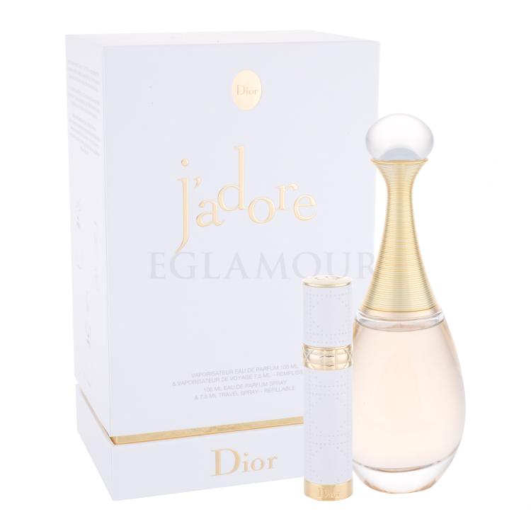 Christian Dior J&#039;adore Zestaw Edp 100ml + Parfum refillable travel spray7,5ml