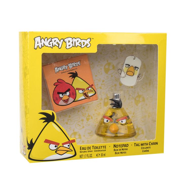 Angry Birds Angry Birds Yellow Bird Zestaw Edt 50 ml + Notes + Naszyjnik