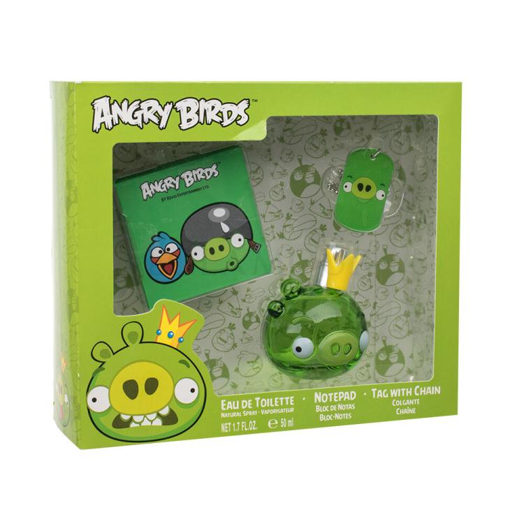 Angry Birds Angry Birds King Pig Zestaw Edt 50 ml + Notes + Naszyjnik
