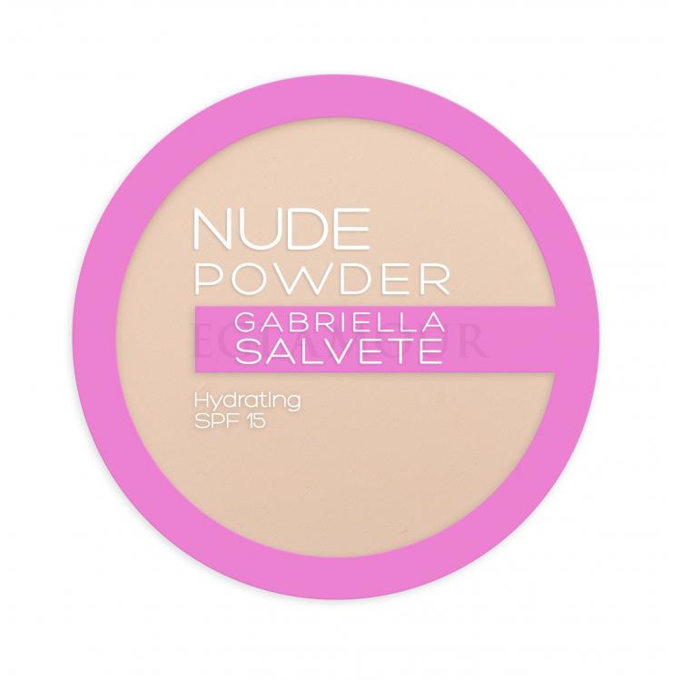 Gabriella Salvete Nude Powder SPF15 Puder dla kobiet 8 g Odcień 01 Pure Nude