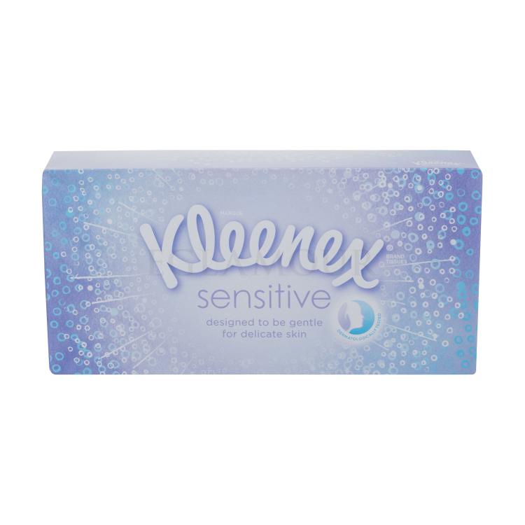 Kleenex Tissues Sensitive Chusteczki oczyszczające 72 szt Uszkodzone pudełko