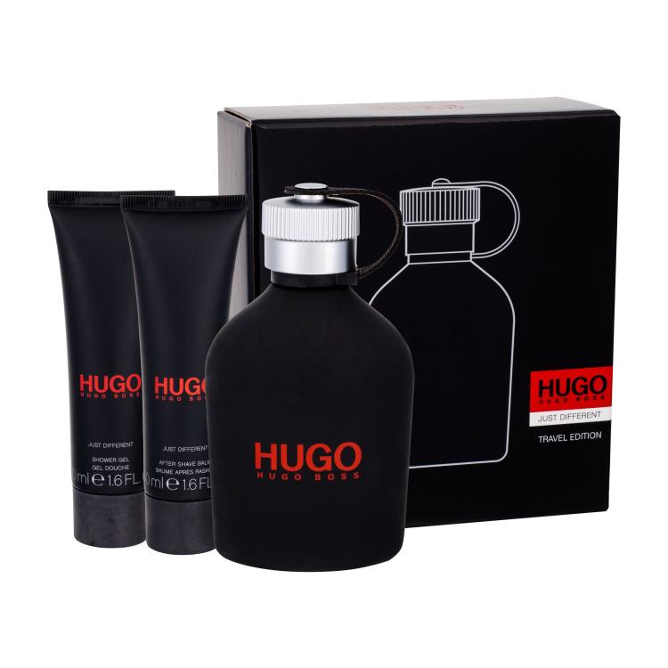 HUGO BOSS Hugo Just Different Zestaw Edt 150ml + 50ml After shave balm + 50ml Shower gel