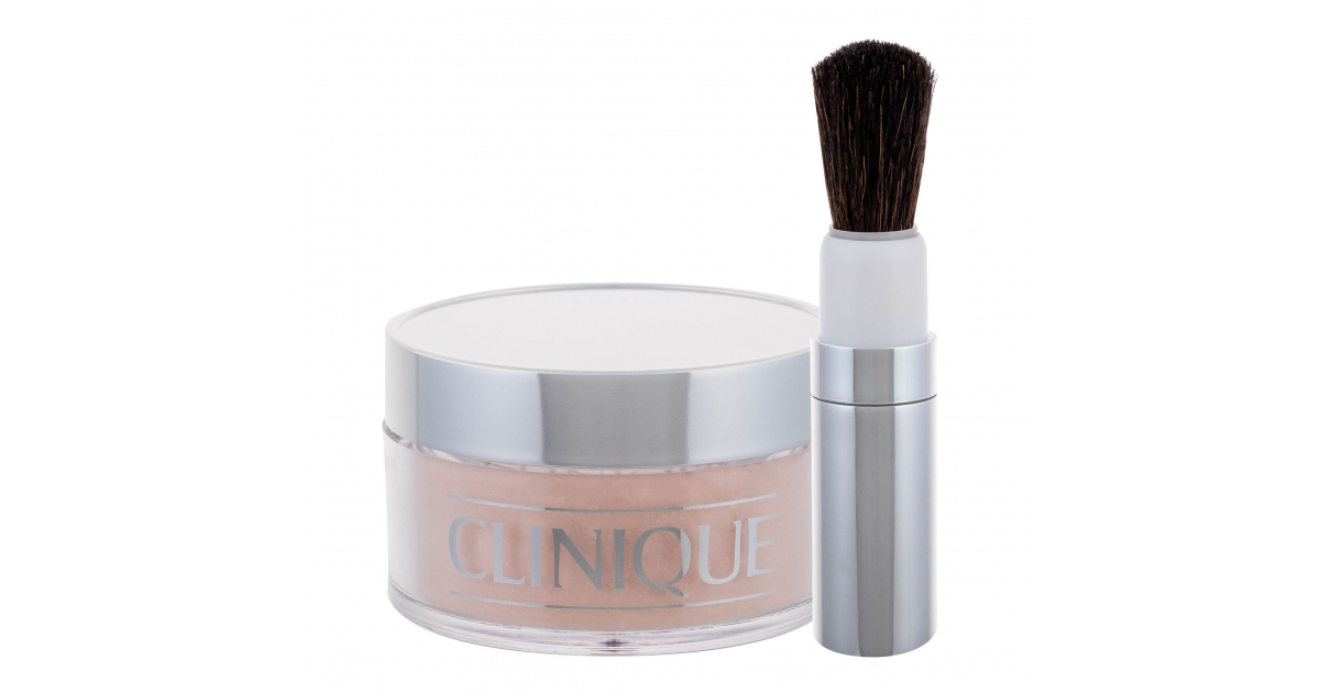 Clinique Blended Face Powder And Brush Puder dla kobiet 35 g Odcień 02 Transparency Perfumeria