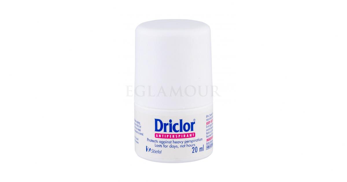 Driclor Antiperspirant Antyperspirant dla kobiet 20 ml Uszkodzone