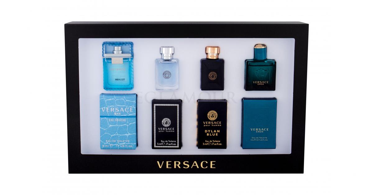 Versace Mini Set 1 Zestaw dla mężczyzn Edt Eros 5 ml + Edt Dylan Blue 5