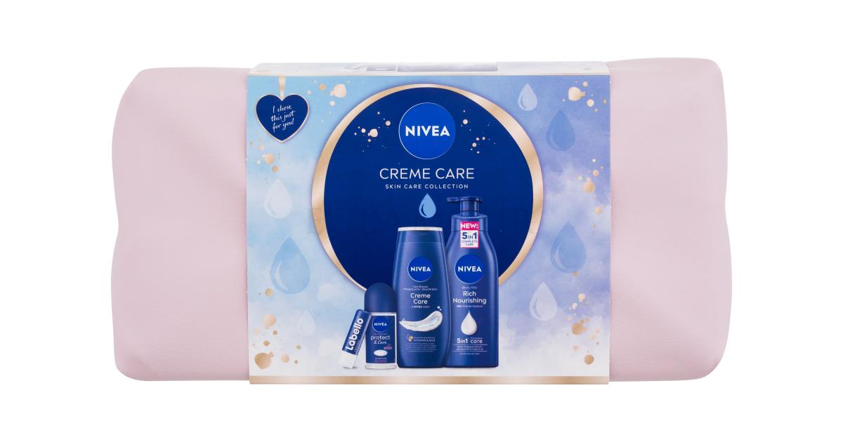 Nivea Creme Care Zestaw Mleczko do ciała 400 ml + Krem pod prysznic