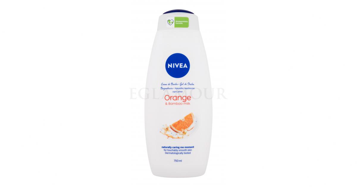 Nivea Orange & Bamboo Milk Żele pod prysznic dla kobiet Perfumeria