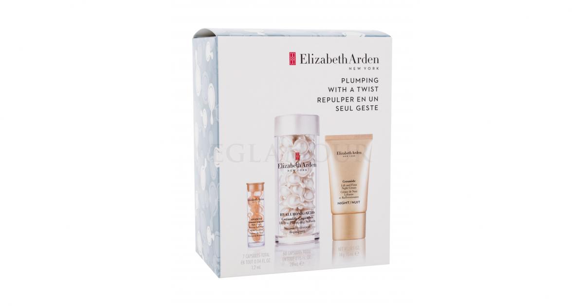 Elizabeth Arden Ceramide Hyaluronic Acid Set Zestaw Serum do twarzy w kapsułkach 60 szt. + serum
