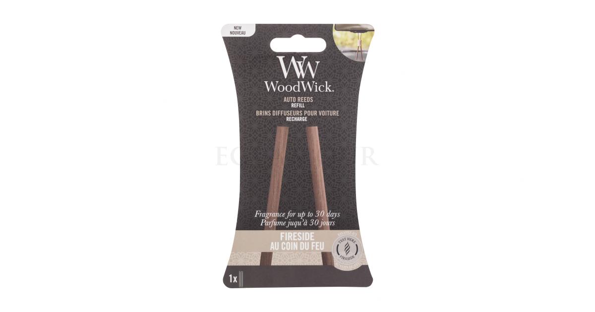 WoodWick Fireside Auto Reeds Zapach samochodowy Napełnienie 1 szt
