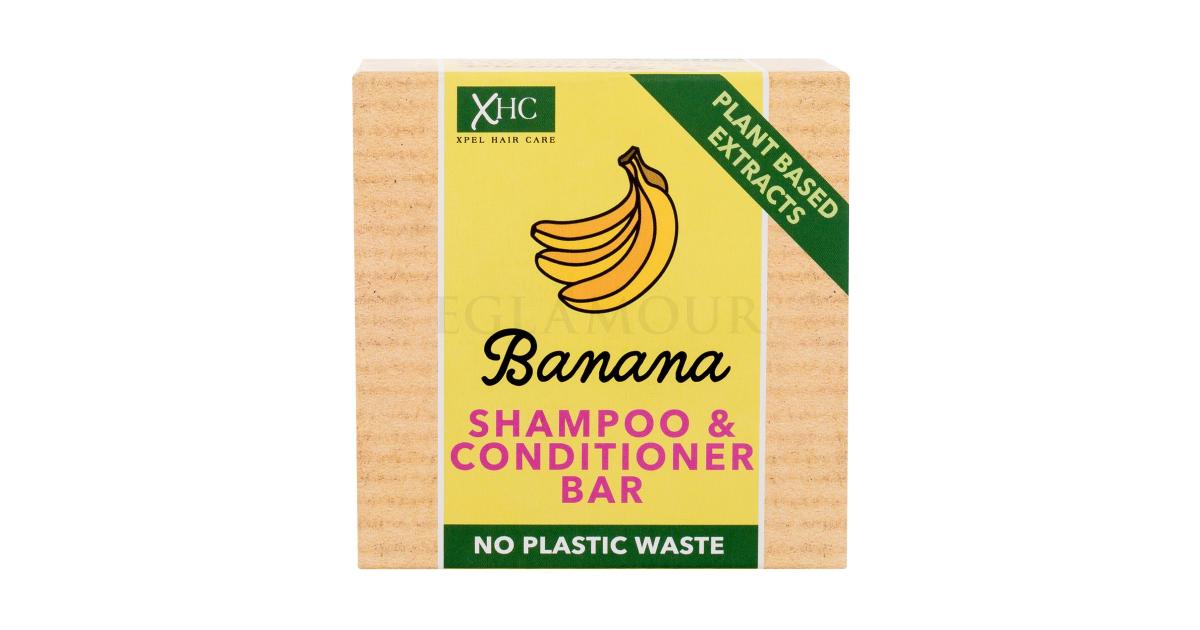 Xpel Banana Shampoo & Conditioner Bar Szampon do włosów dla kobiet 60 g