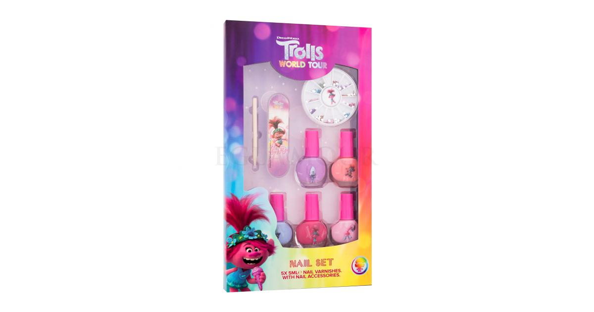 1. Trolls Nail Art Kit with Glitter and Stickers - wide 6