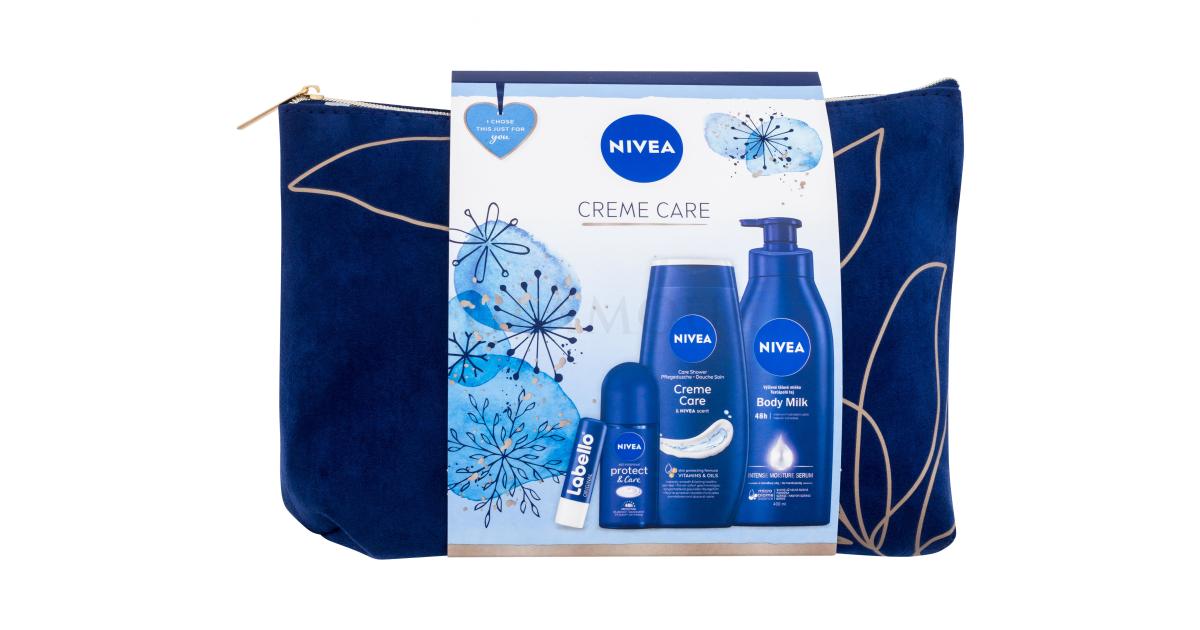 Nivea Creme Care Zestaw Mleczko do ciała Body Milk 400 ml + Żel pod