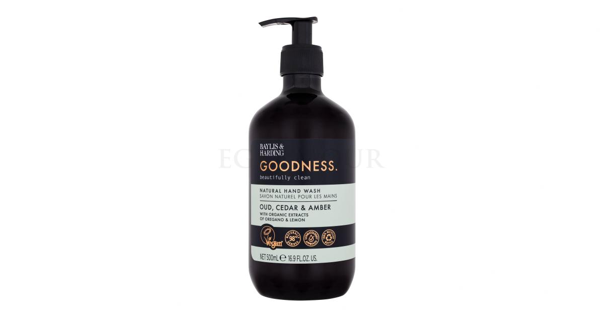 Baylis & Harding Goodness Oud, Cedar & Amber Natural Hand Wash Mydła w