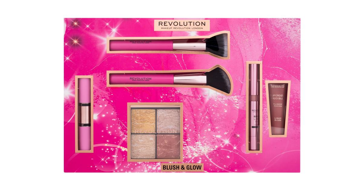 Makeup Revolution London Blush & Glow Gift Set Zestaw paletka