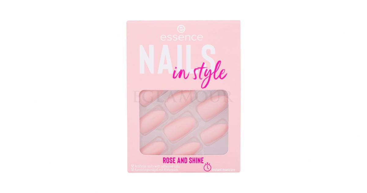 Essence Nails In Style Sztuczne paznokcie dla kobiet Odcień 14 Rose And