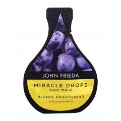 John Frieda Miracle Drops Blonde Brightening Maska do włosów dla kobiet 25 ml