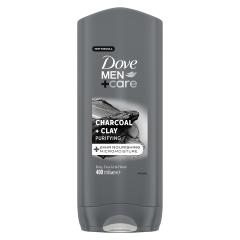 Dove Men + Care Charcoal + Clay Żel pod prysznic dla mężczyzn 400 ml