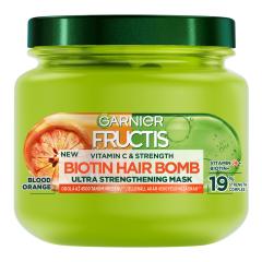 Garnier Fructis Vitamin & Strength Biotin Hair Bomb Maska do włosów dla kobiet 320 ml