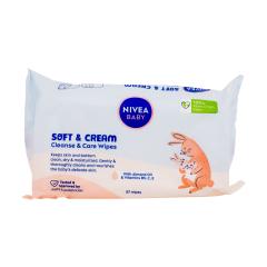 Nivea Baby Soft & Cream Cleanse & Care Wipes Chusteczki oczyszczające dla dzieci