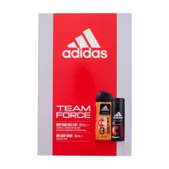 Adidas Team Force Zestaw dezodorant 150 ml + żel pod prysznic 250 ml Uszkodzone pudełko