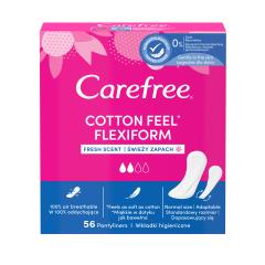 Carefree Cotton Feel Flexiform Fresh Scent Wkładka higieniczna dla kobiet Zestaw