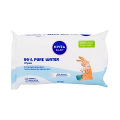 Nivea Baby 99% Pure Water Wipes Chusteczki oczyszczające dla dzieci 57 szt