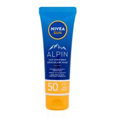 Nivea Sun Alpin Face Sunscreen SPF50 Preparat do opalania twarzy 50 ml