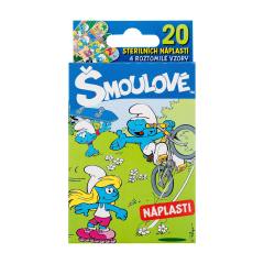 The Smurfs Sterile Plaster Plaster dla dzieci Zestaw