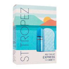 St.Tropez Self Tan Express Kit Zestaw pianka samoopalająca Self Tan Express Bronzing Mousse 50 ml + rękawica do aplikacji kosmetyków samoopalających 1 szt.