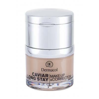 Dermacol Caviar Long Stay Make-Up & Corrector Podkład dla kobiet 30 ml Odcień 2 Fair