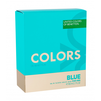 Benetton Colors de Benetton Blue Woda toaletowa dla kobiet 80 ml