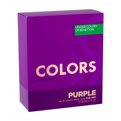 Benetton Colors de Benetton Purple Woda toaletowa dla kobiet 80 ml