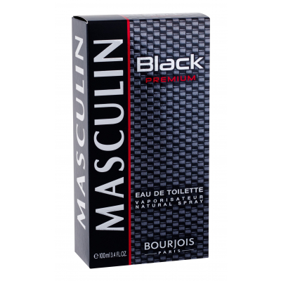 BOURJOIS Paris Masculin Black Premium Woda toaletowa dla mężczyzn 100 ml