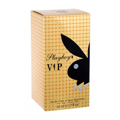 Playboy VIP For Her Woda toaletowa dla kobiet 50 ml Uszkodzone pudełko