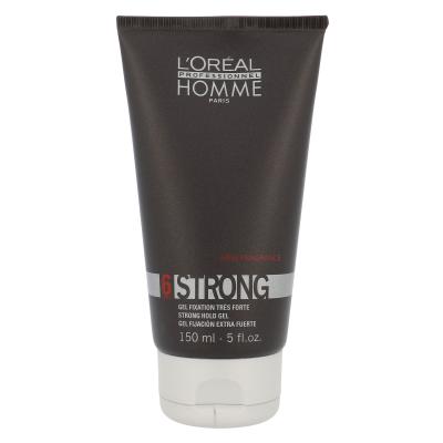 L'Oréal Professionnel Homme Strong Hold Gel Żel do włosów dla mężczyzn 150 ml