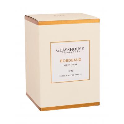 Glasshouse Bordeaux Vanilla Noir Świeczka zapachowa 350 g