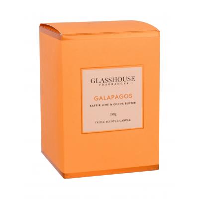 Glasshouse Galapagos Kaffir Lime &amp; Cocoa Butter Świeczka zapachowa 350 g
