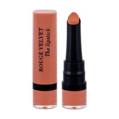 BOURJOIS Paris Rouge Velvet The Lipstick Pomadka dla kobiet 2,4 g Odcień 01 Hey Nude!